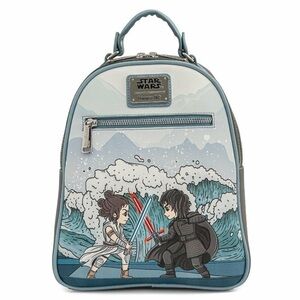 Star Wars Disney Loungefly Backpack Kylo Ren & Rey Mixed Emotions BNWT